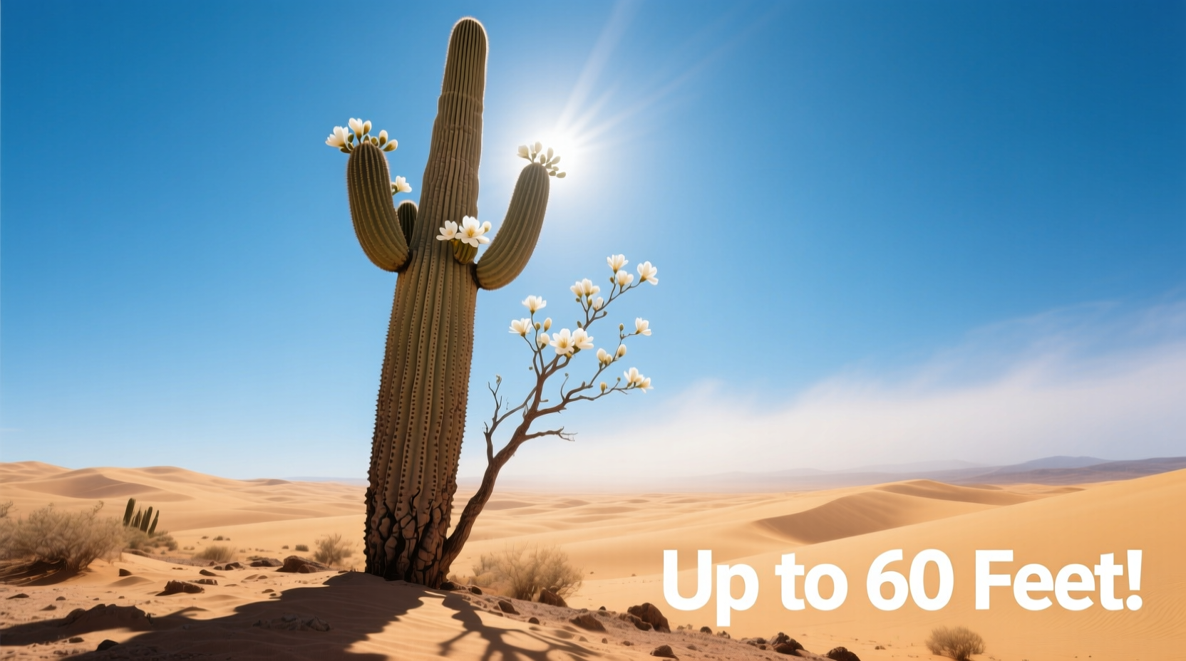 how tall are saguaro cactus