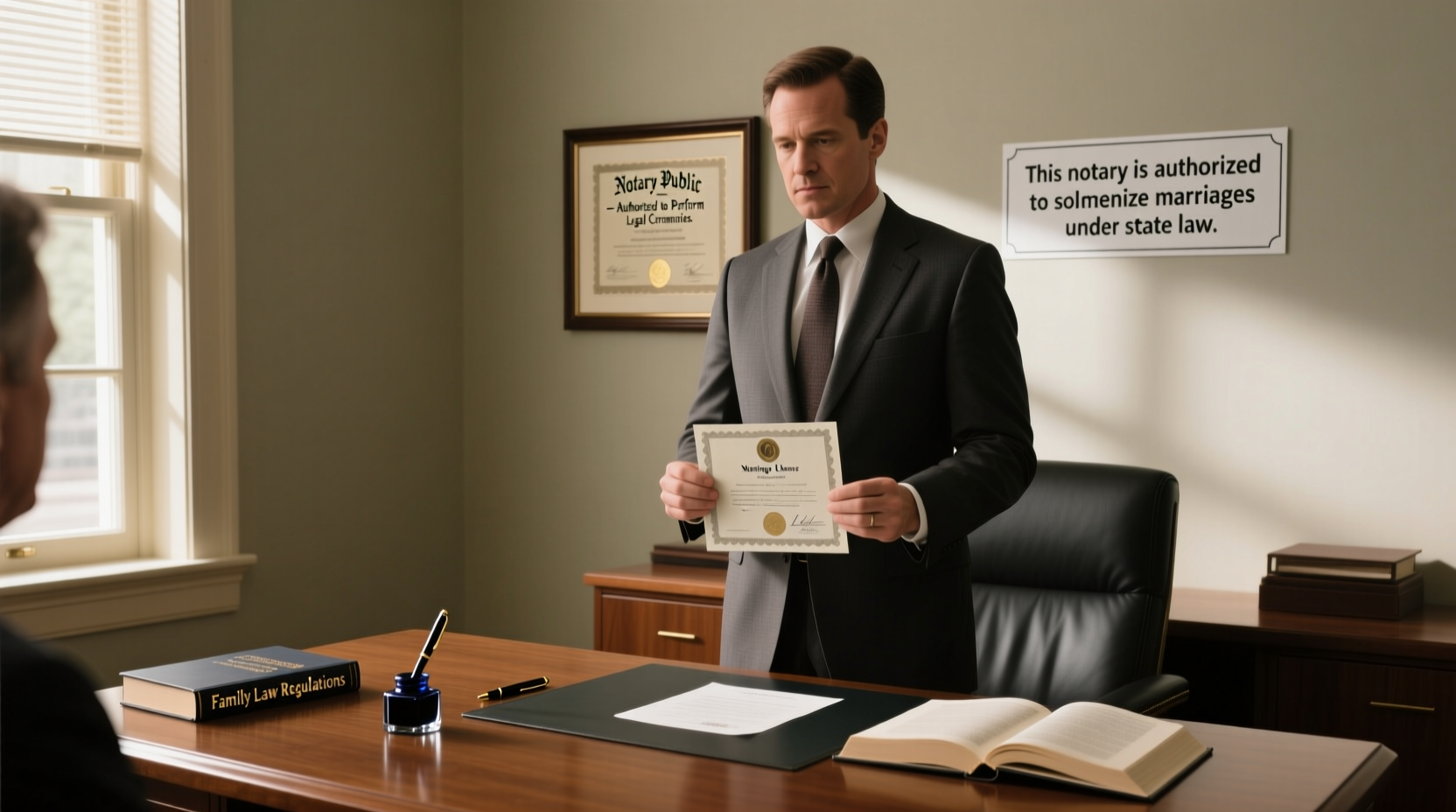 can a notary officiate a wedding