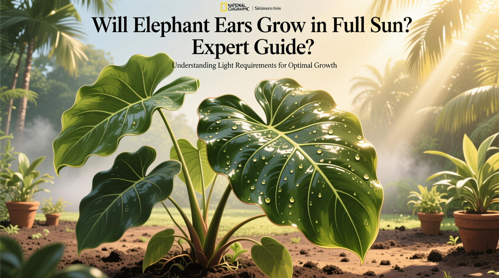 Will Elephant Ears Grow in Full Sun? Expert Guide
