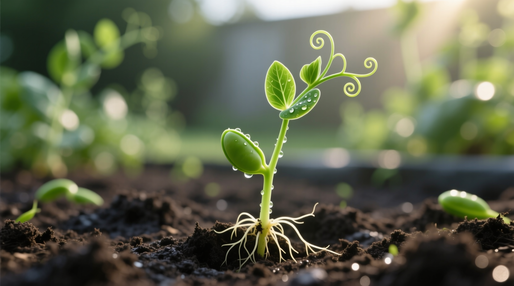 pea shoots and tendrils