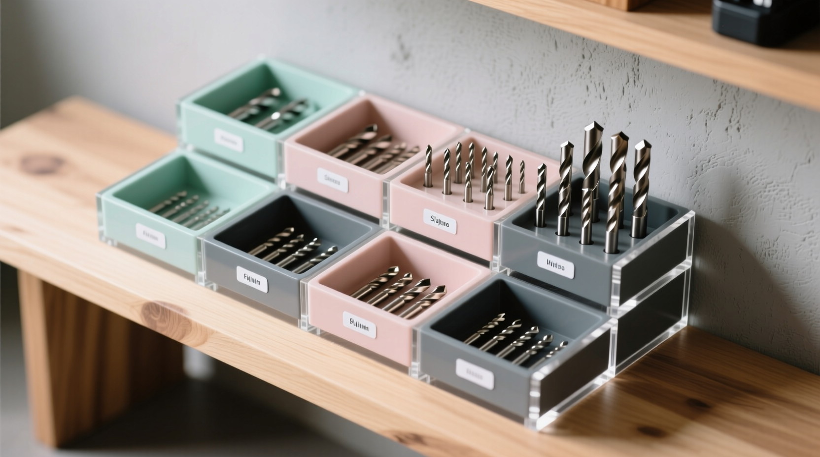 organize all your drill bits with a stylish modular w