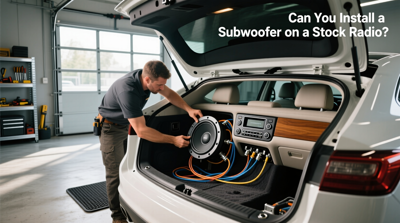 How to Install a Subwoofer with Stock Radio