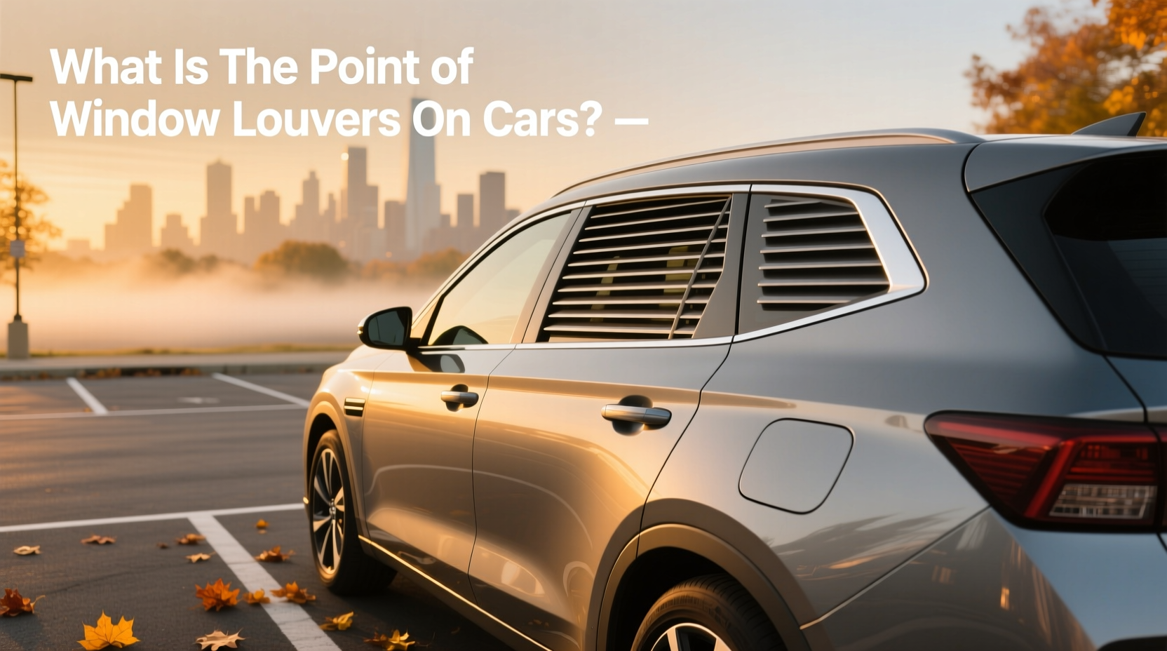 how to choose car window louvers hyundai,Are window louvers good?