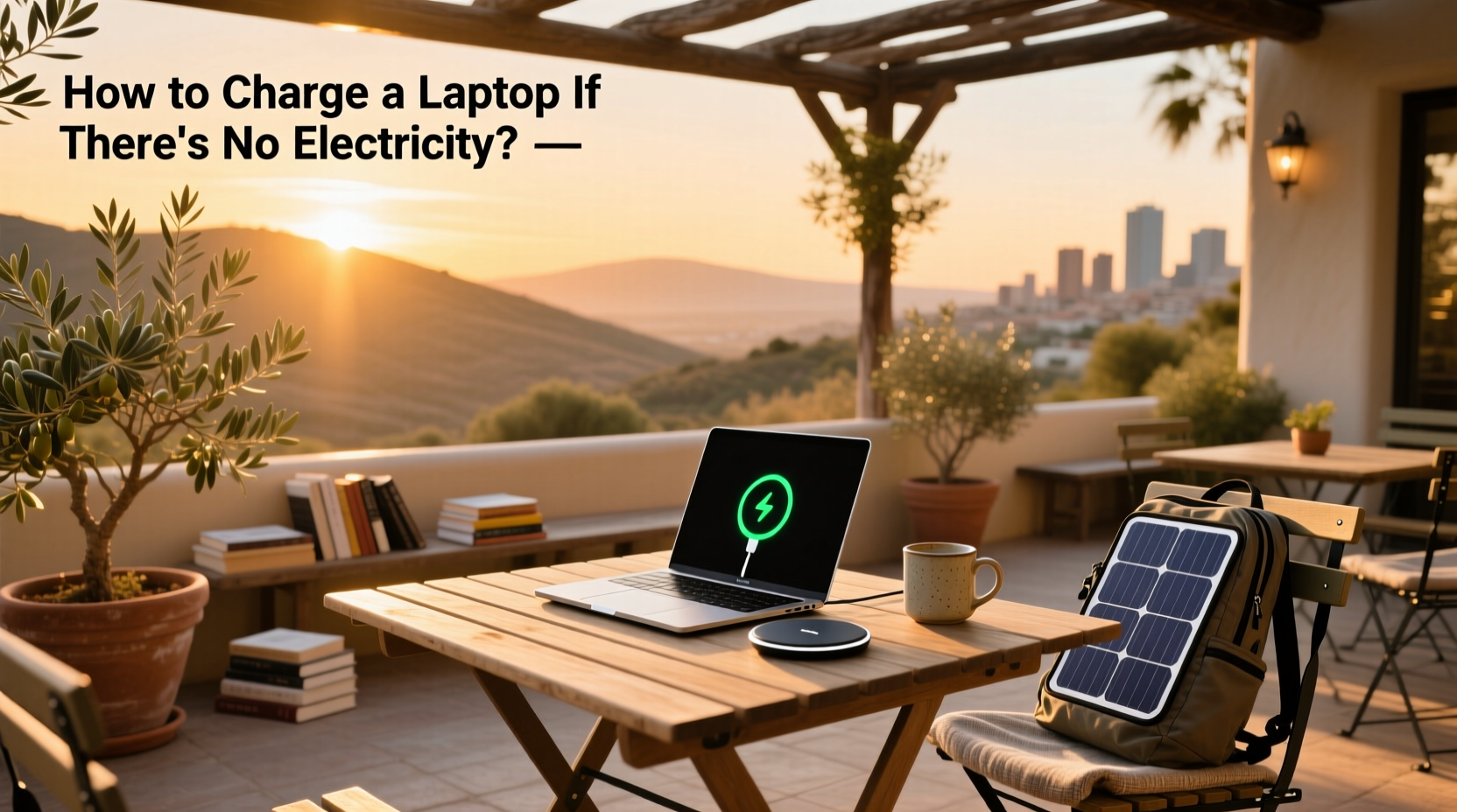 How to Charge a Laptop Without Electricity: A Practical Guide