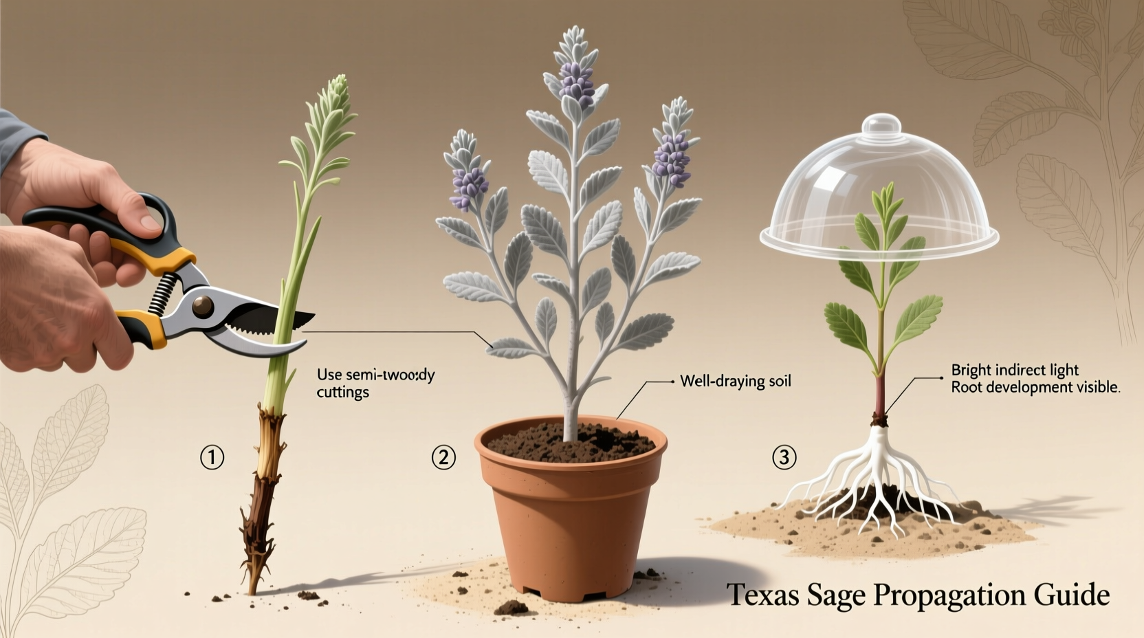 How to Propagate Texas Sage Successfully