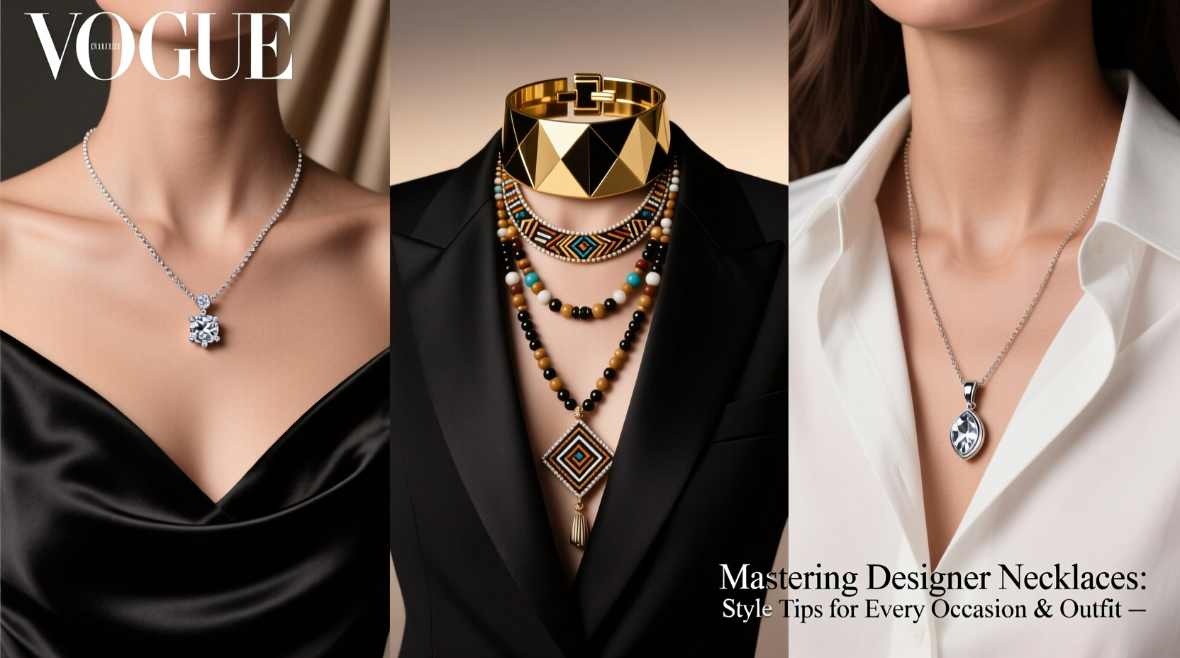 mastering designer necklaces style tips for every occasion and outfit