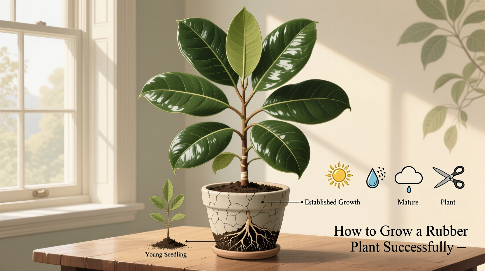 How to Grow a Rubber Plant Successfully