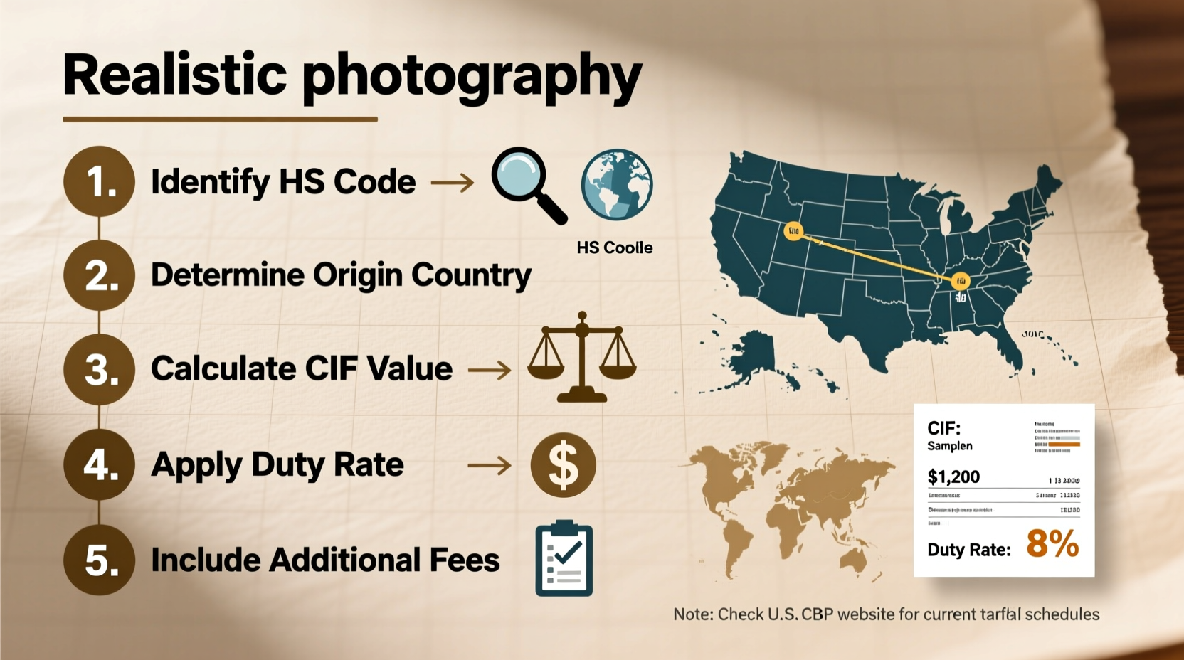 how to accurately calculate import duty from china to the usa a step by step guide