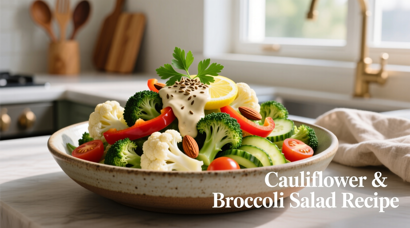 Cauliflower Broccoli Salad Recipe: Ready in 20 Minutes