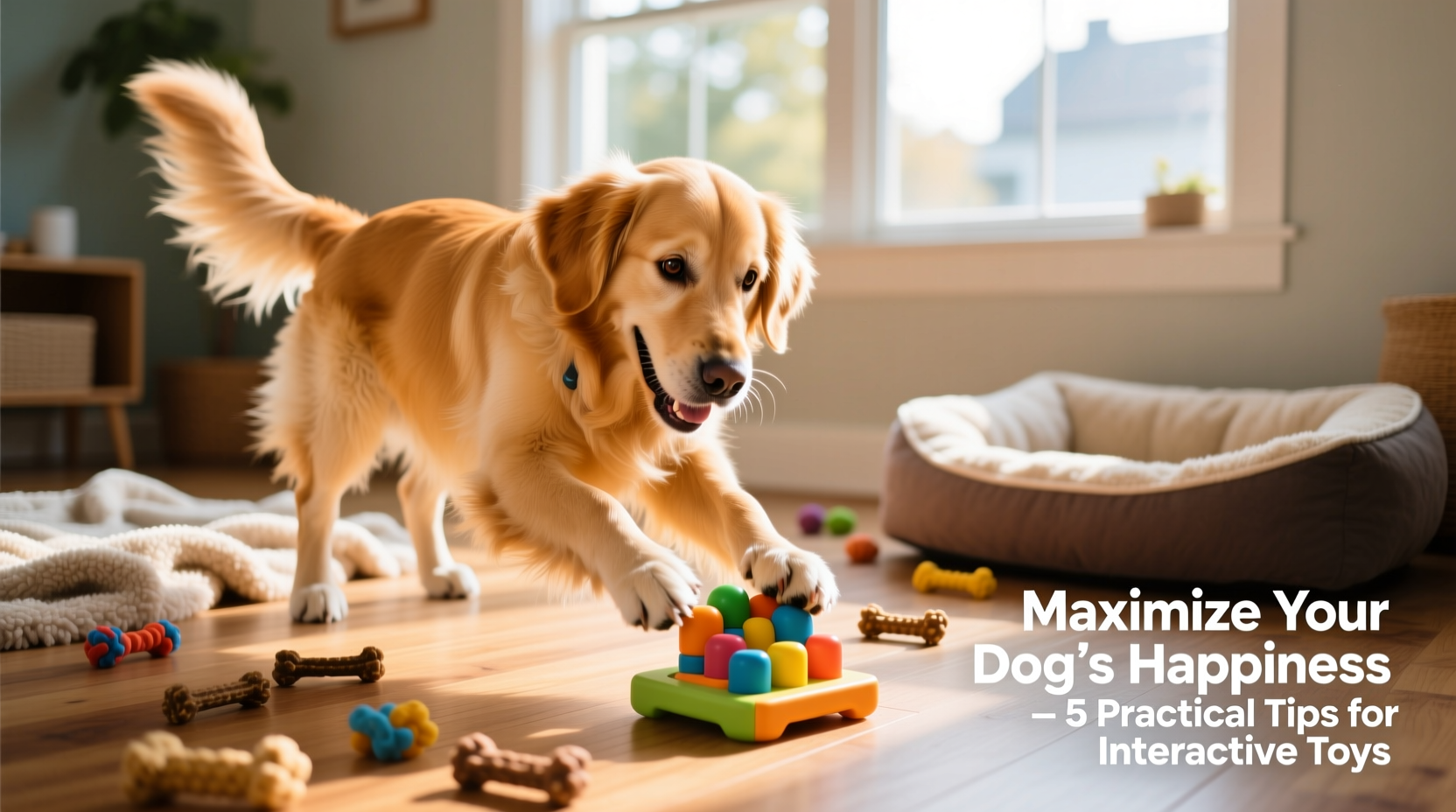 maximizing your dogs happiness practical tips for using interactive toys to boost enrichment
