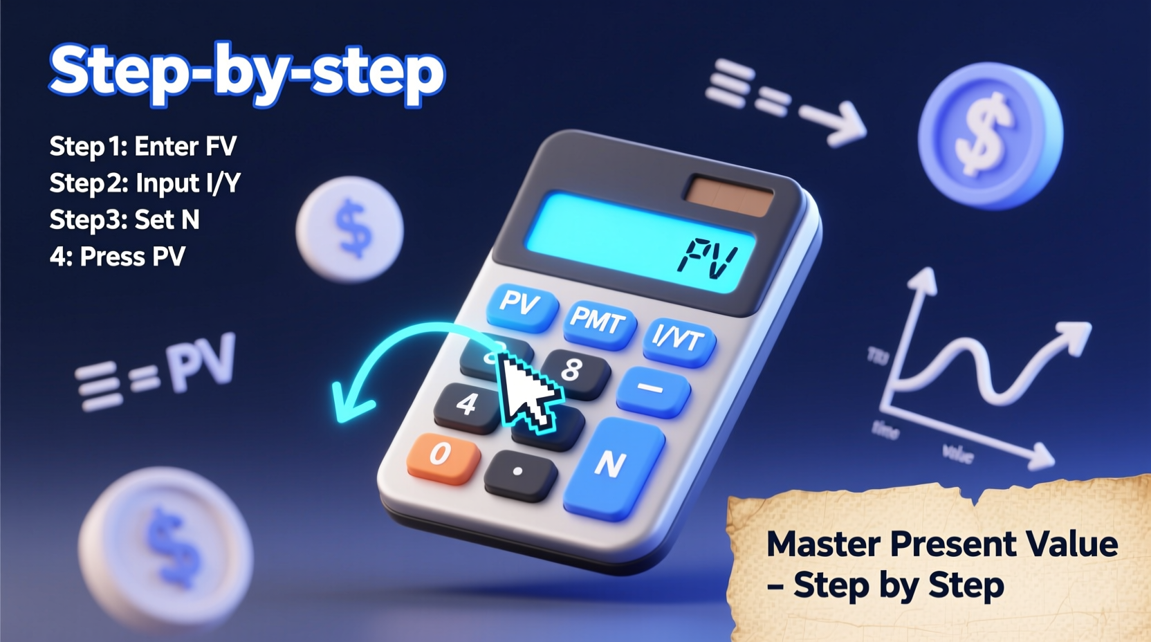 mastering how to find present value on a financial calculator a step by step guide