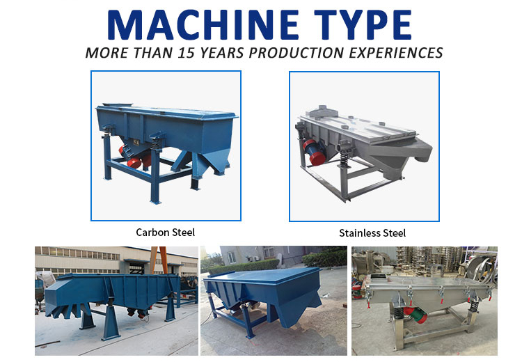 Pvc Powders Recycling Wood Chips Vibrating Sorter Machine Powder Sifter Machine Linear Vibrating Screen