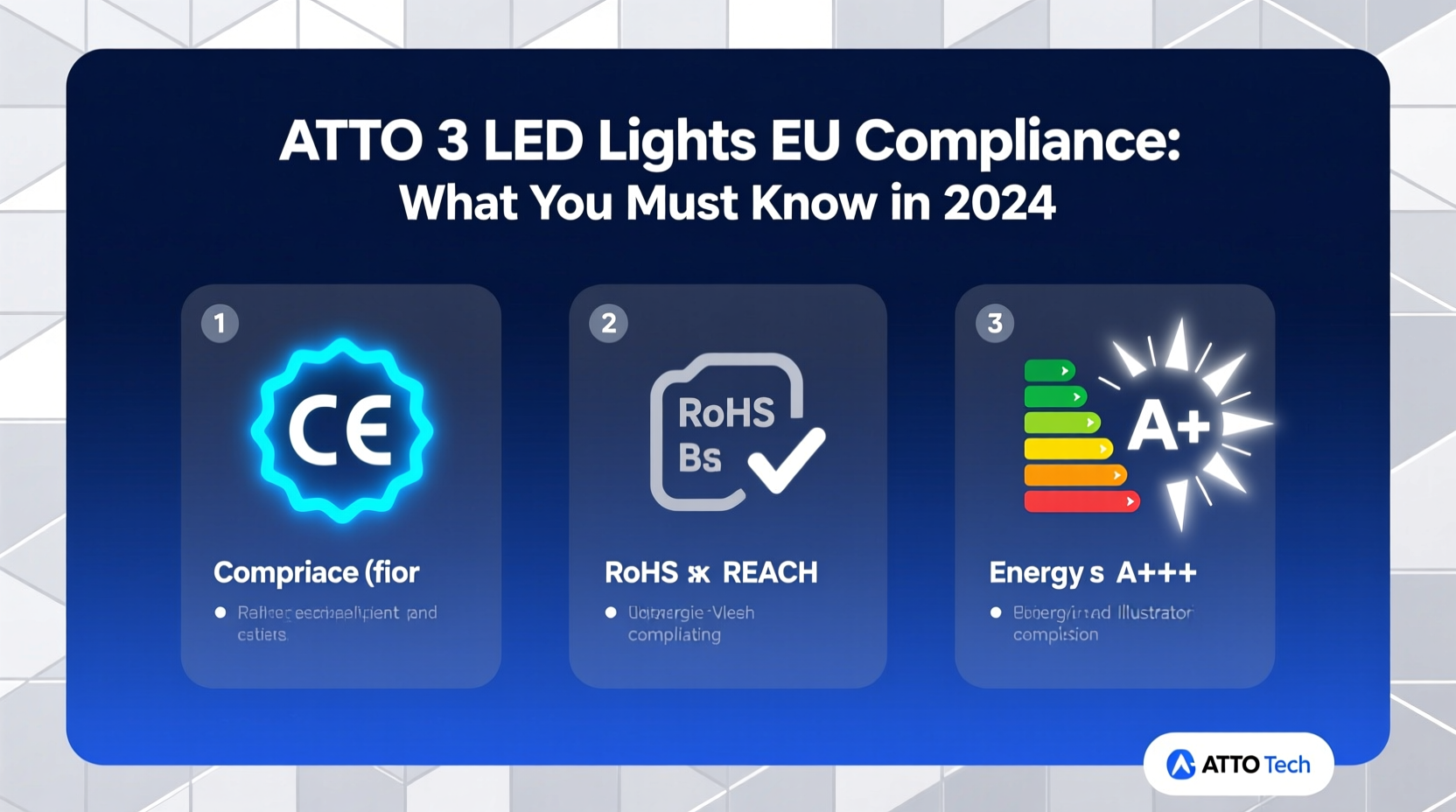 atto 3 led lights eu compliance
