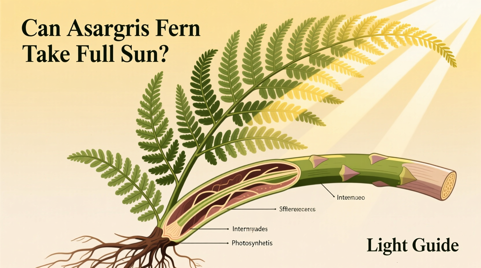Can Asparagus Fern Take Full Sun? Light Guide