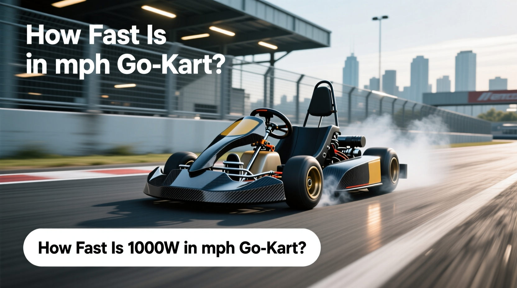 How to choose spindle go kart,How fast is 1000W in mph go-kart?