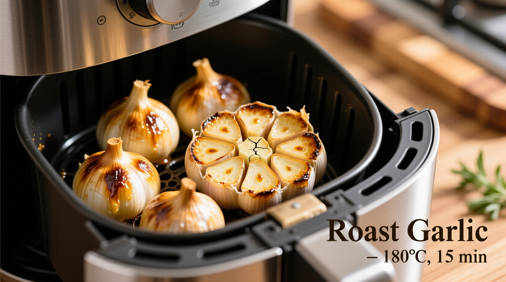 roast garlic air fryer