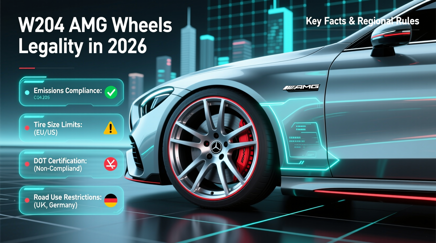 w204 amg wheel legality 2026