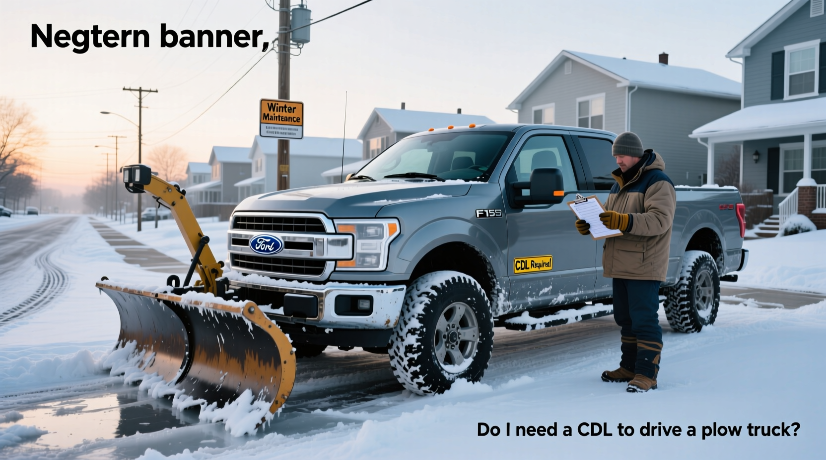 Pickup Plow Truck CDL Guide: What You Need to Know