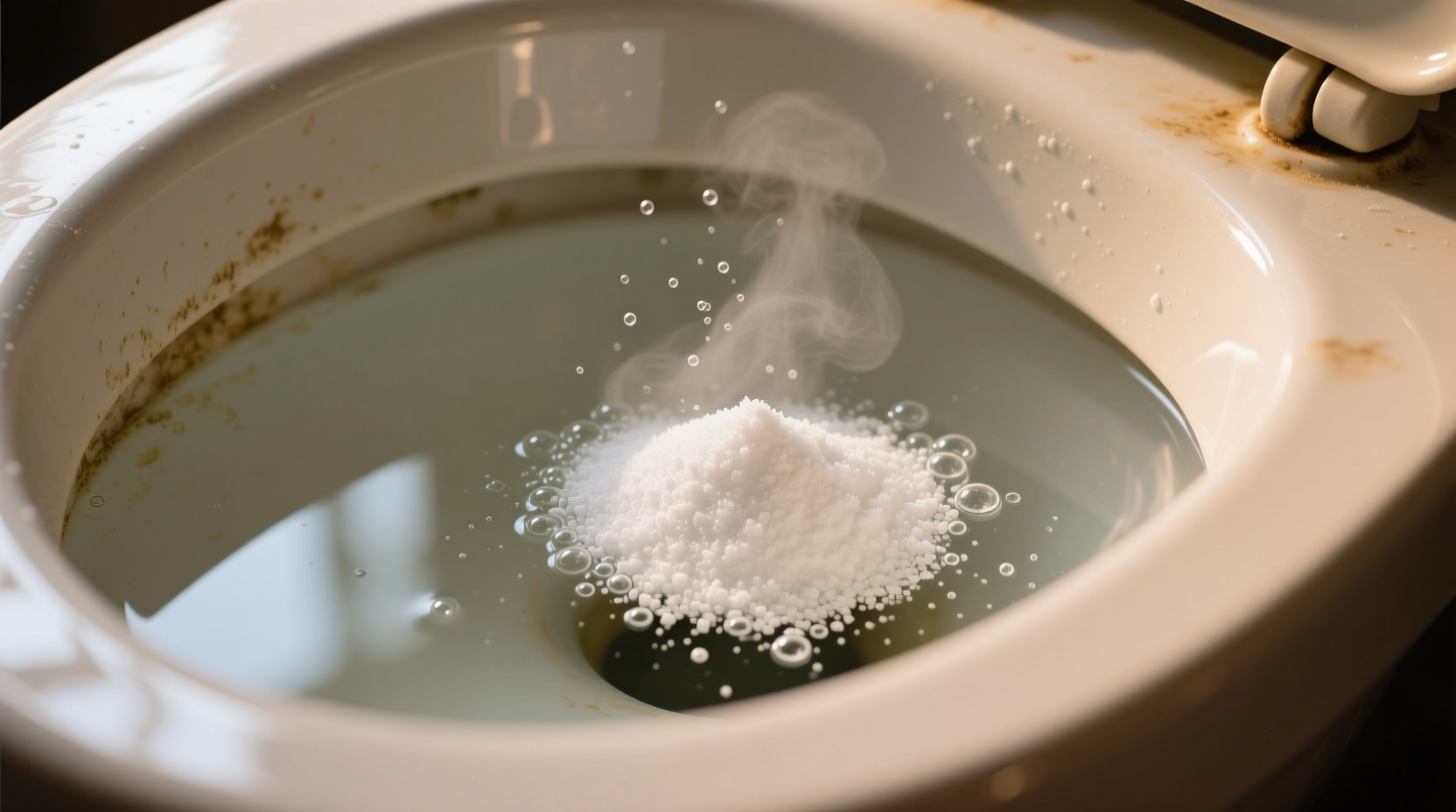 baking soda in toilet tank