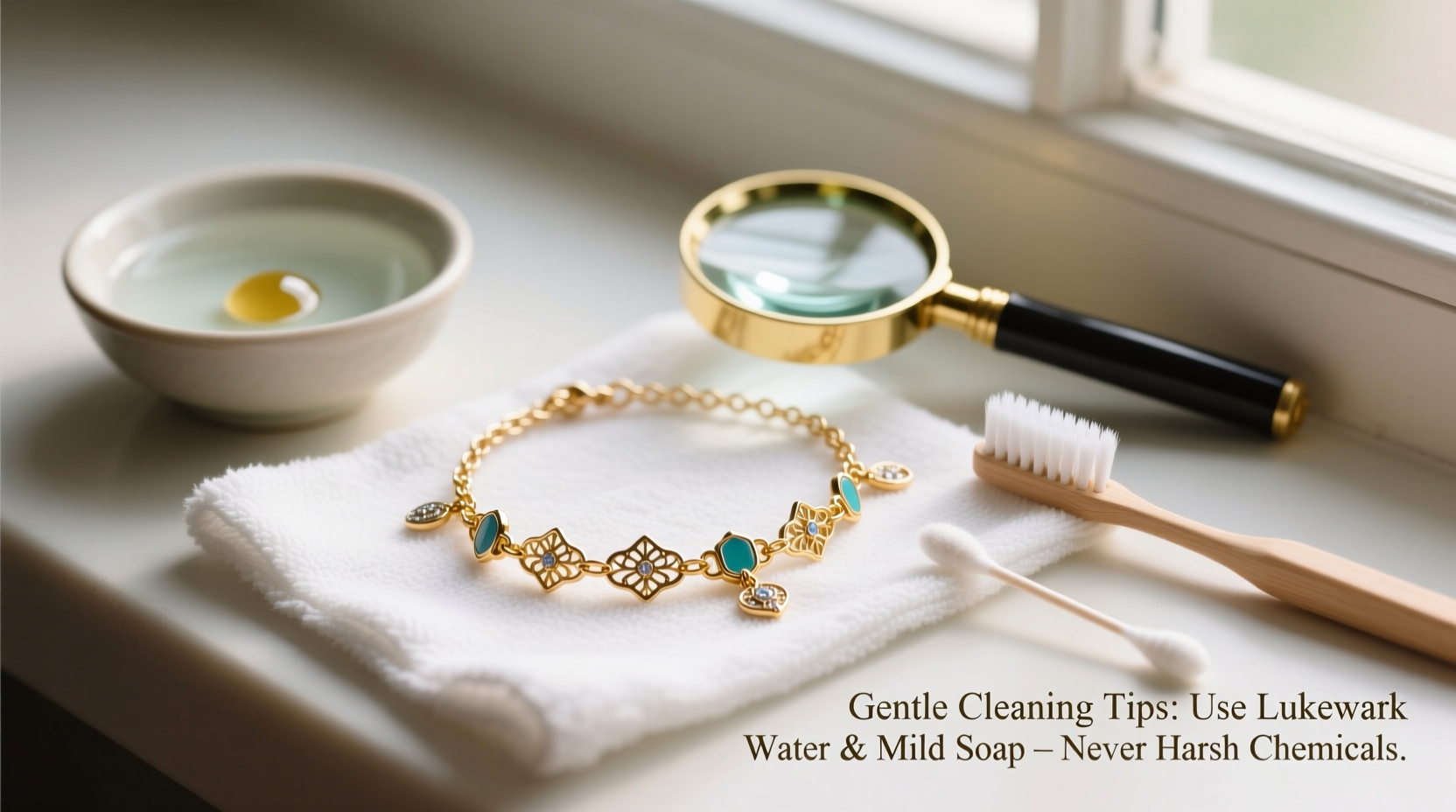 safe and gentle methods to clean delicate fashion bracelets without damage
