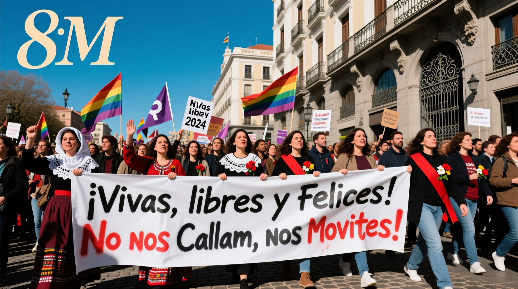 womens day march spain