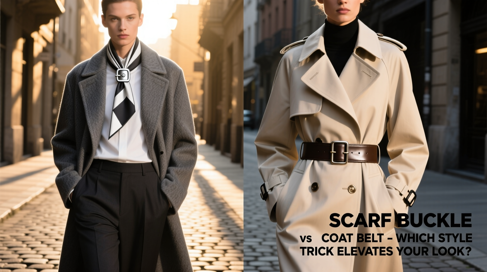 scarf buckle vs coat belt which styling trick will actually elevate your look