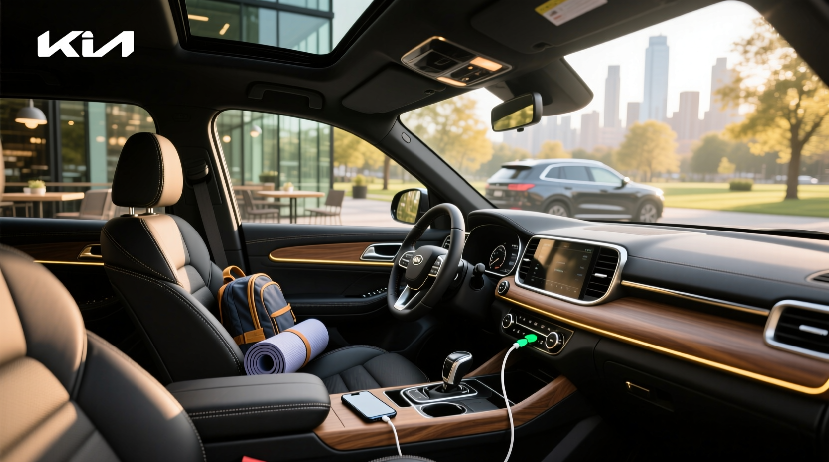 2025 kia sorento interior features space