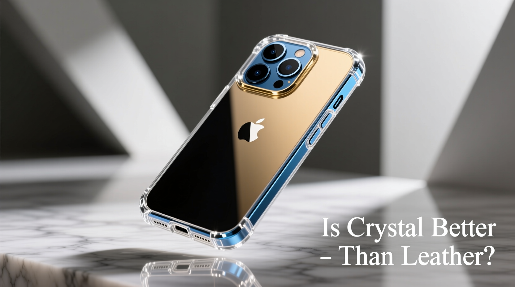 iphone 15 pro max is a crystal case really better than leather or is it just hype