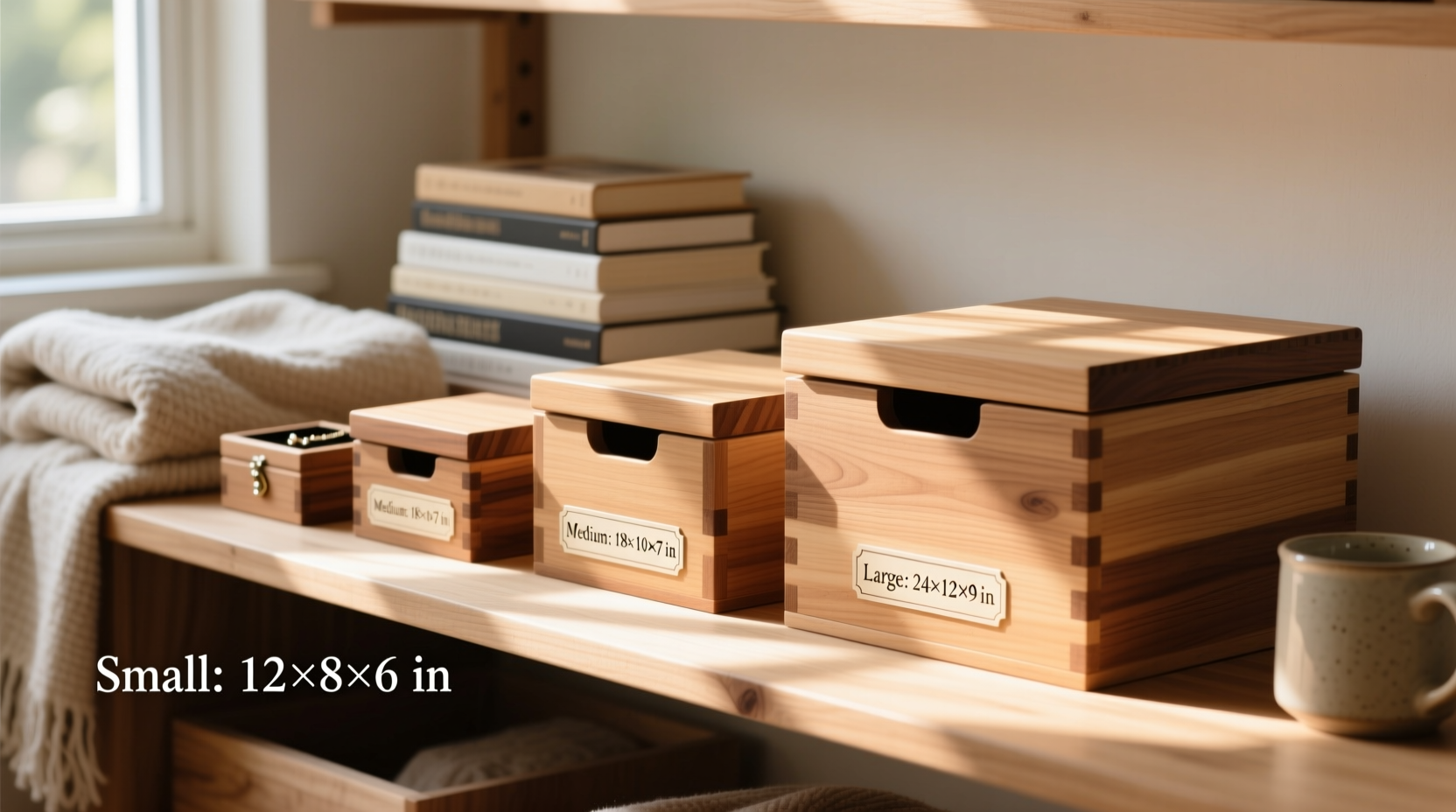 expert tips for selecting the perfect size wooden storage box for your needs