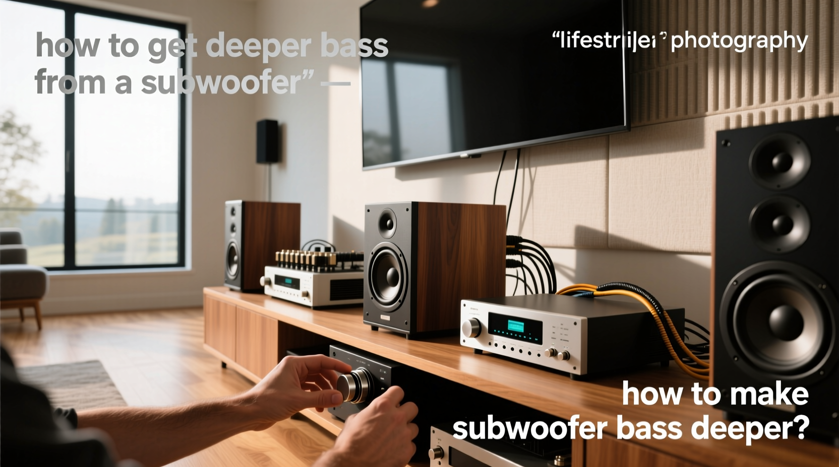 How to Get Deeper Bass from a Subwoofer: A Practical Guide