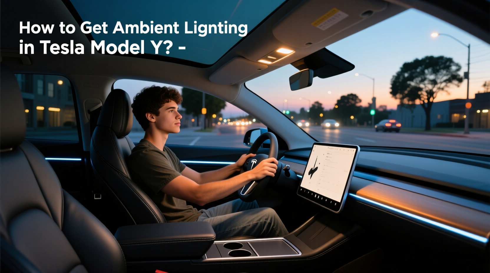 How to Get Ambient Lighting in Tesla Model Y – A Practical Guide