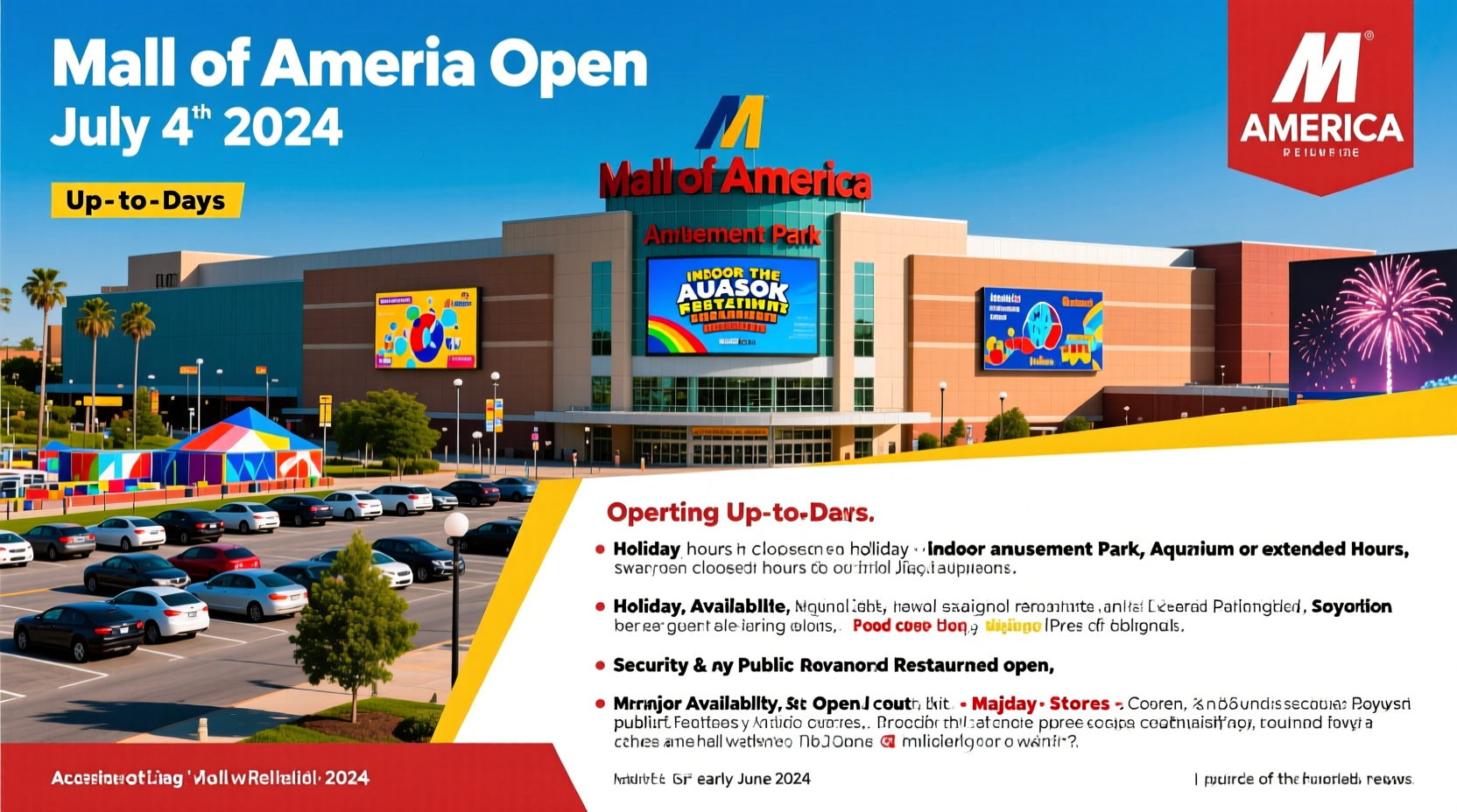 is mall of america open on july 4th