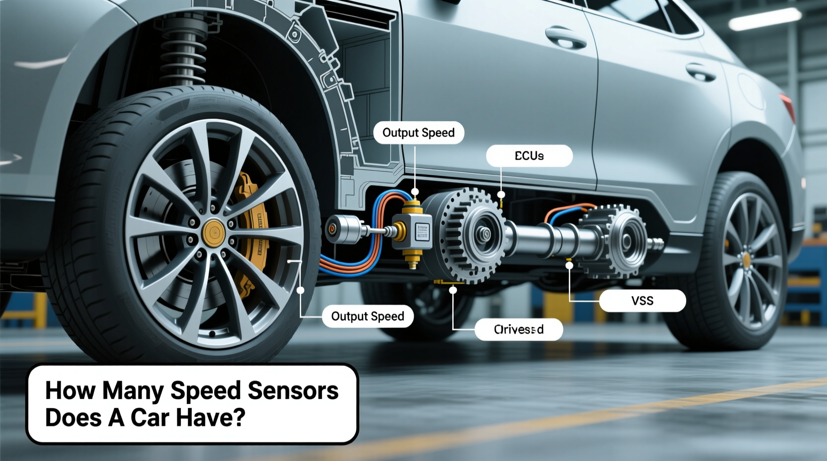 how many speed sensors does a car have