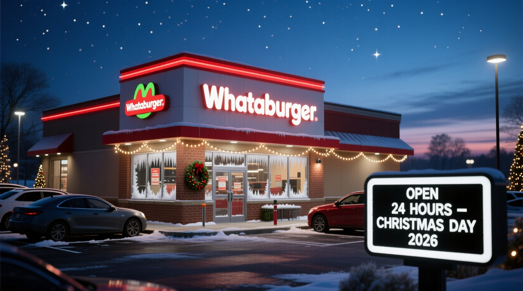 is whataburger open on christmas day 2026