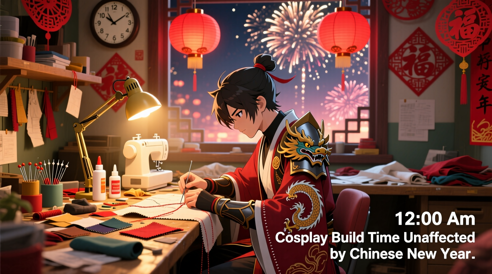 does cosplay take longer to make after chinese new year