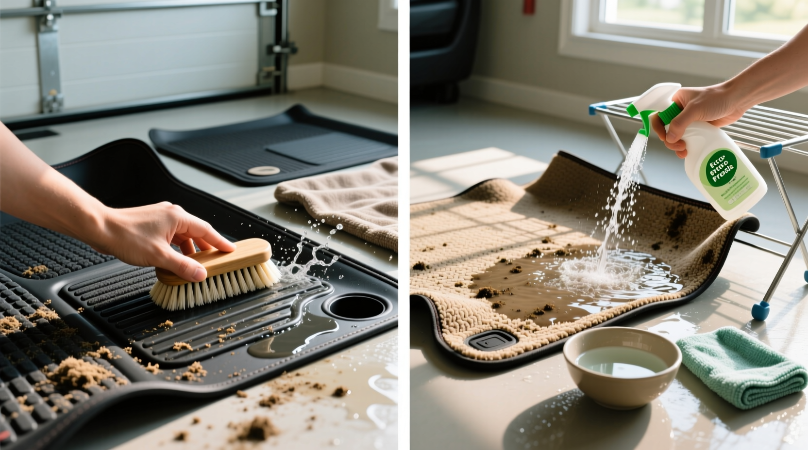 how to clean car mats
