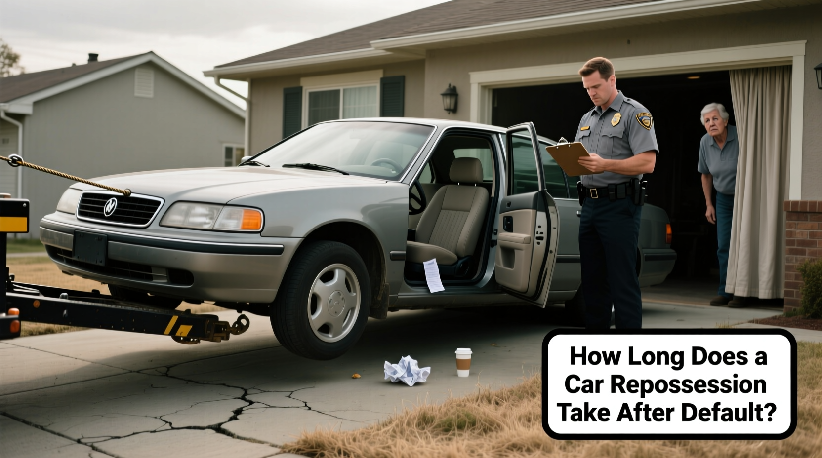 how long does a car repossession take