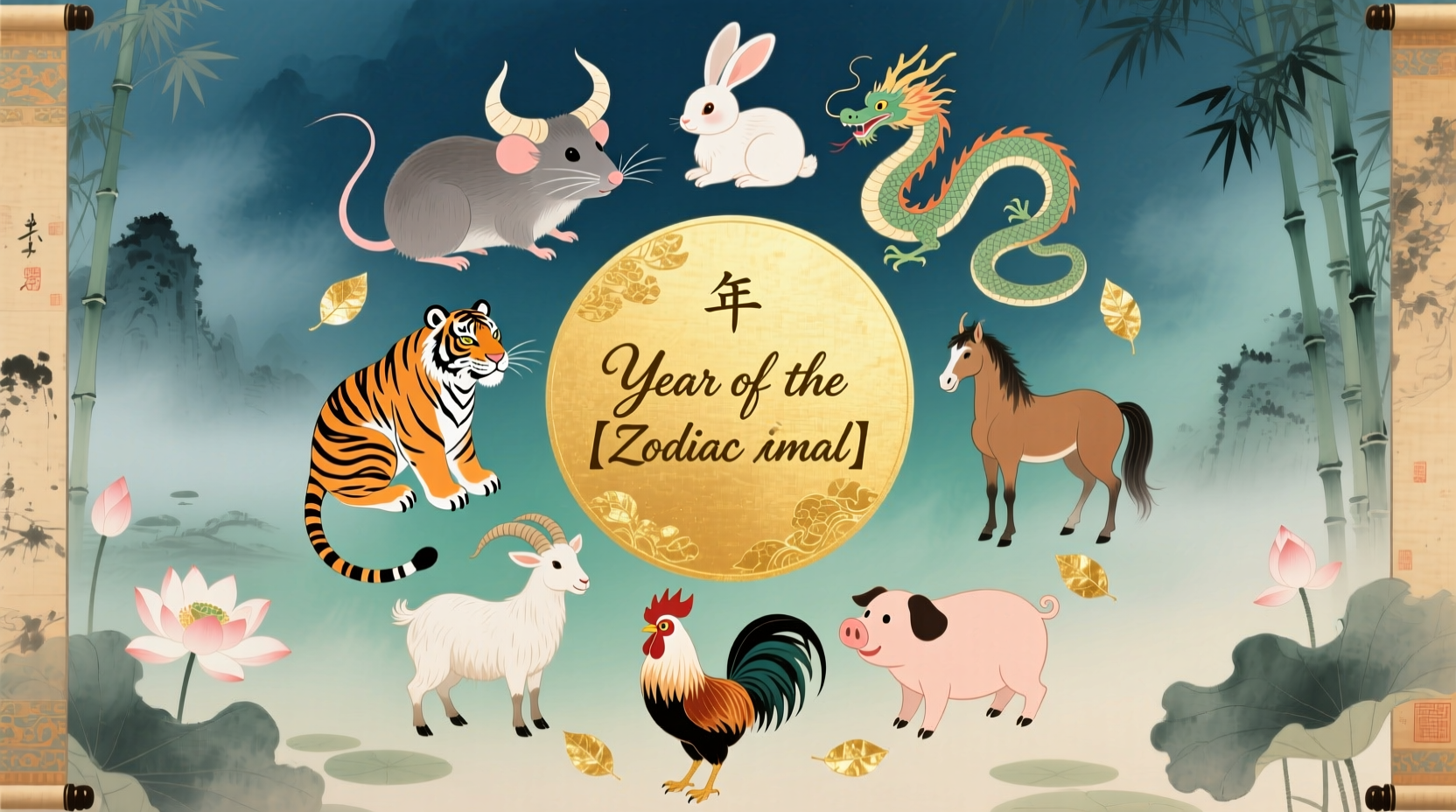what are the different animals in the chinese new year