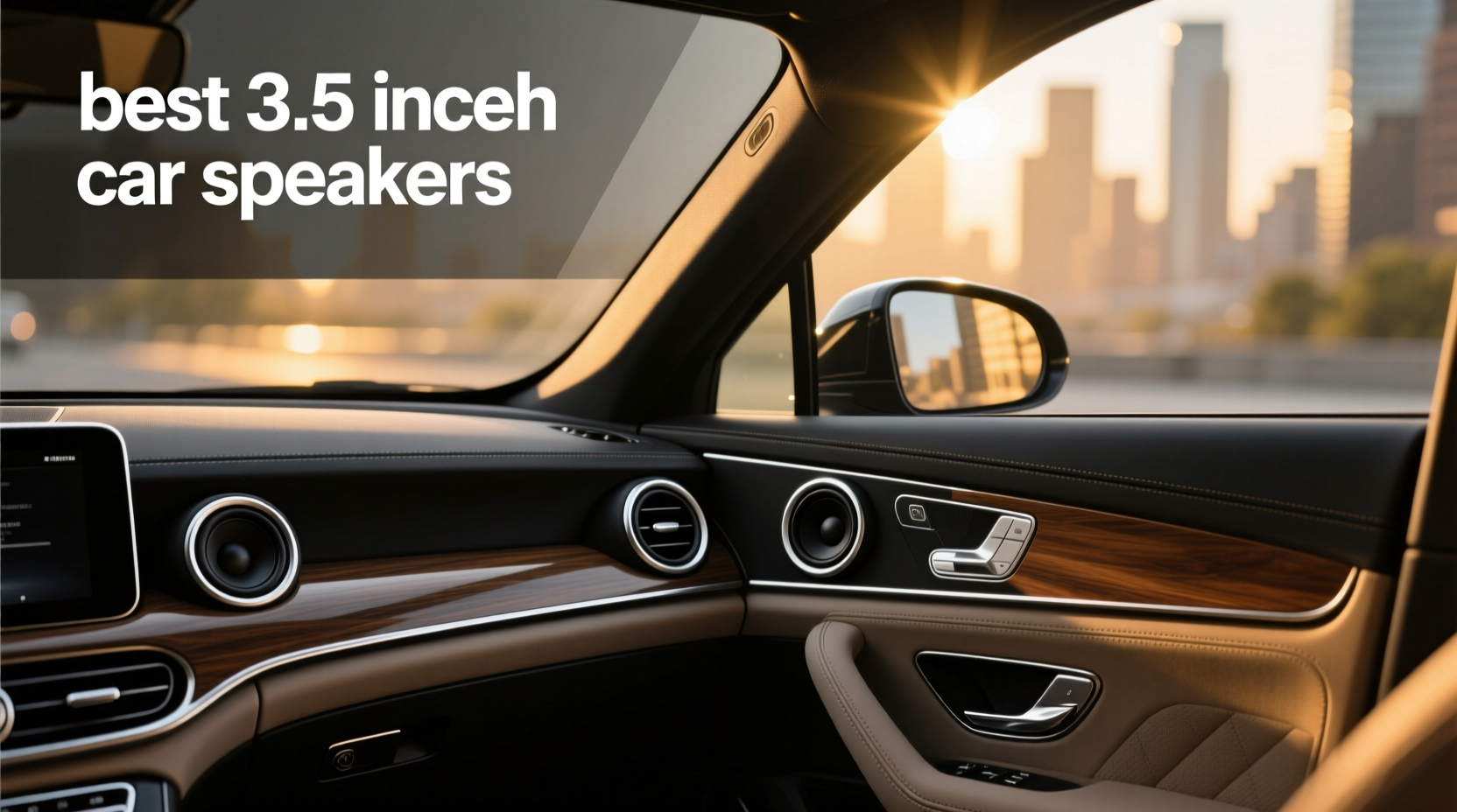 What are the best 3.5 inch car speakers for clear sound and bass?