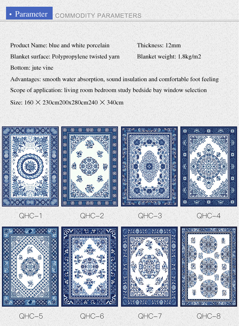 3D Top Quality Floor Rug Luxury Non Slip Playroom Kid Carpet Child Room Plastic Bag Living Room Chinese Style Customized Woven