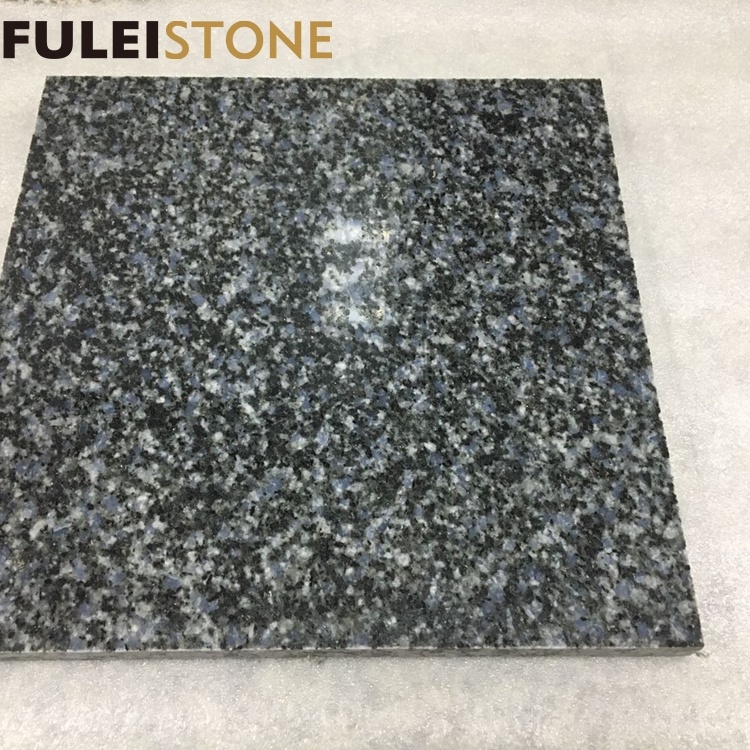 便宜的天然石材蓝眼睛花岗岩抛光和磨练灰色平板瓷砖和台面