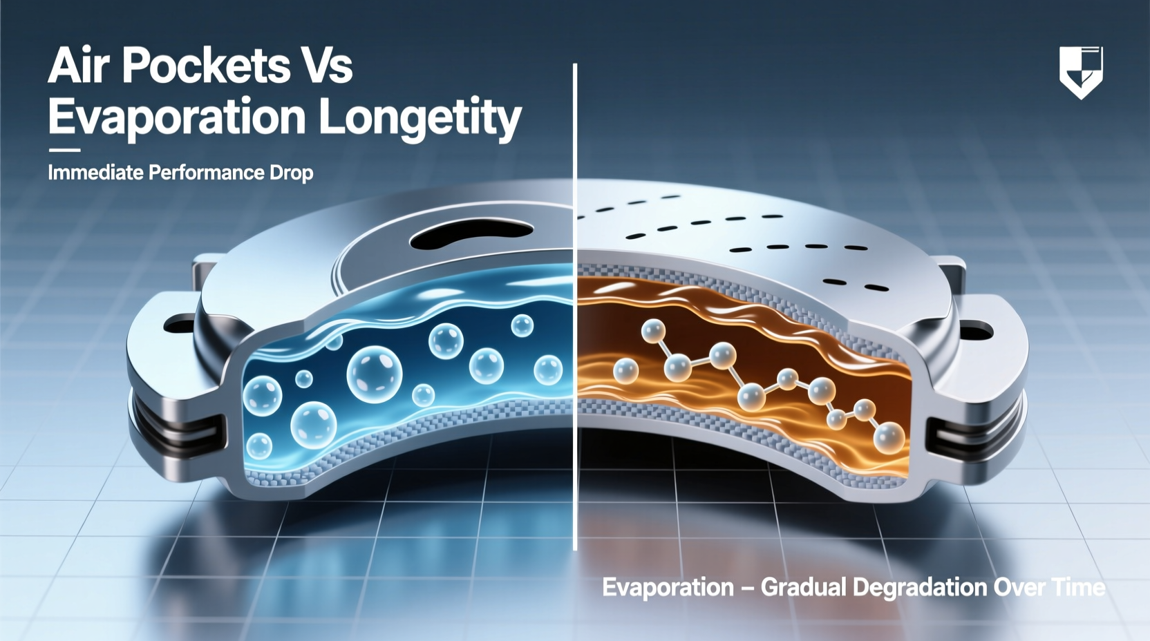 air pockets vs evaporation longevity