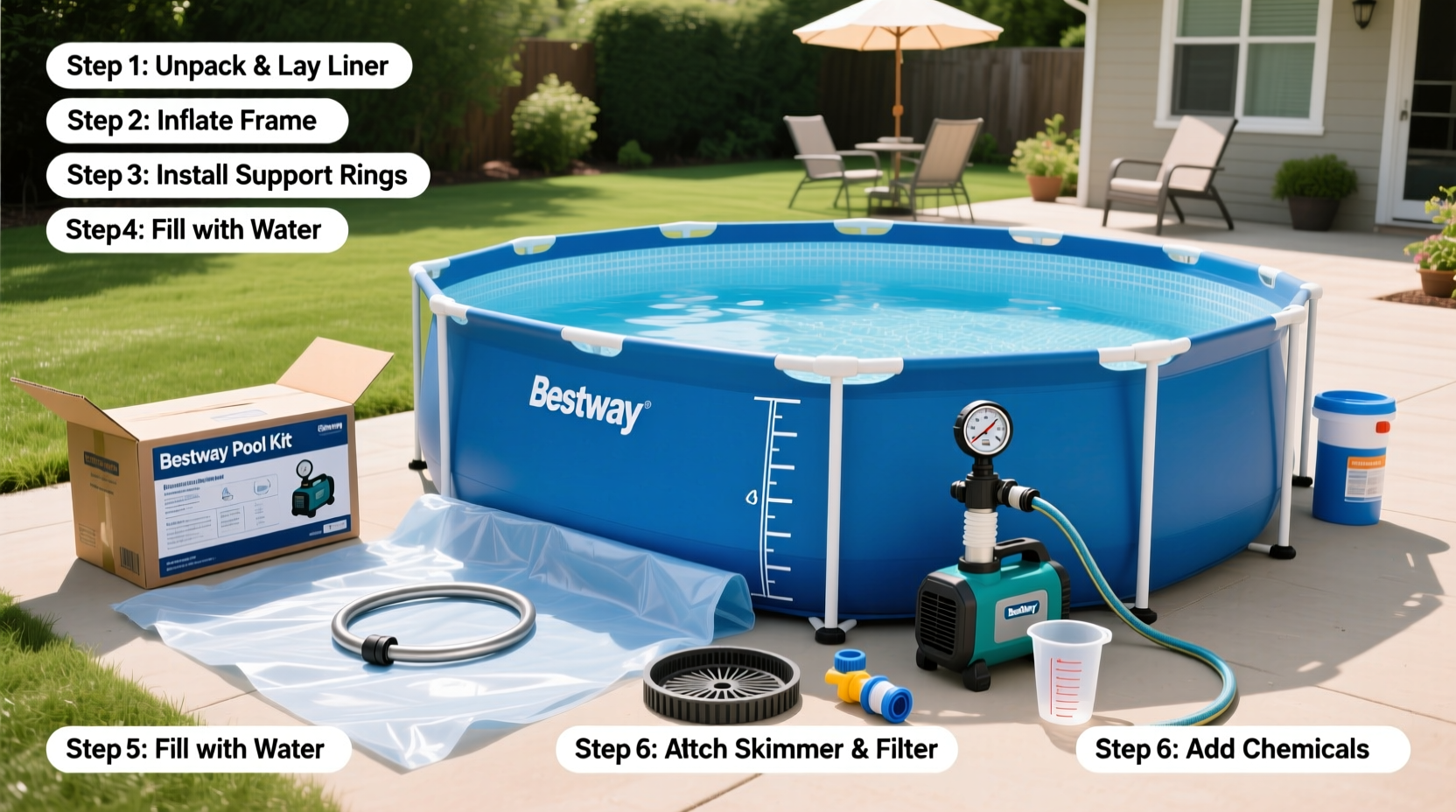 step by step guide to setting up your bestway pool for optimal enjoyment and longevity