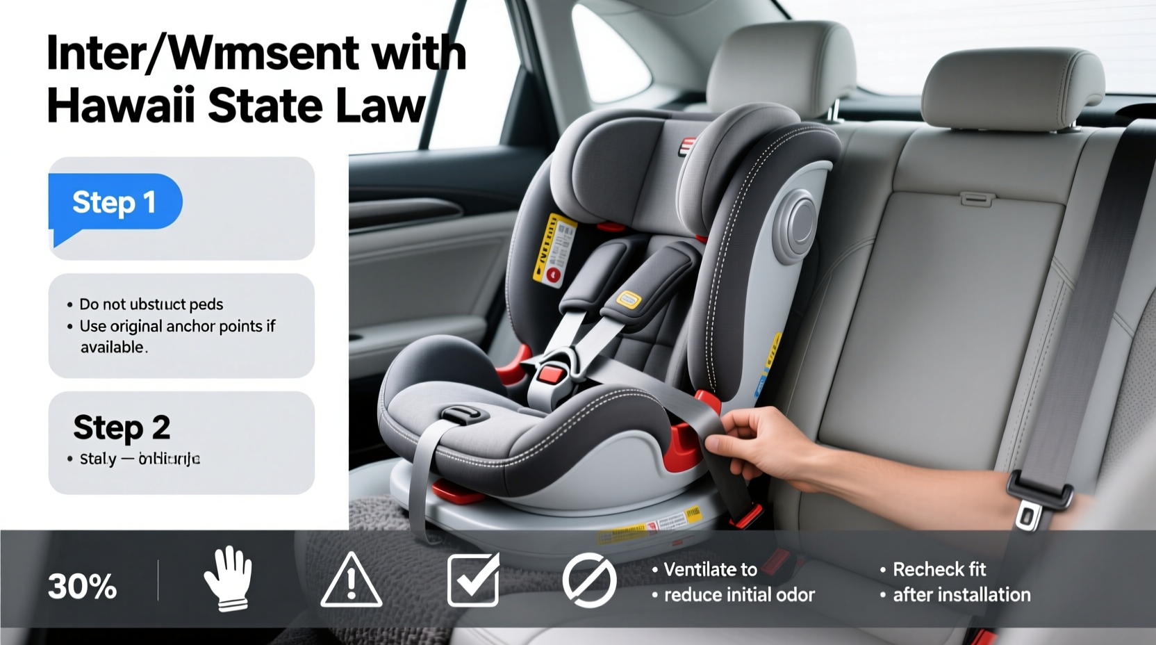 hawaii state law for car seats