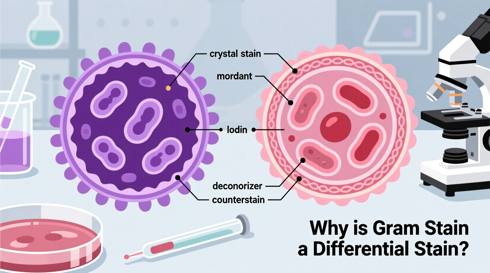 why is gram stain a differential stain understanding the process