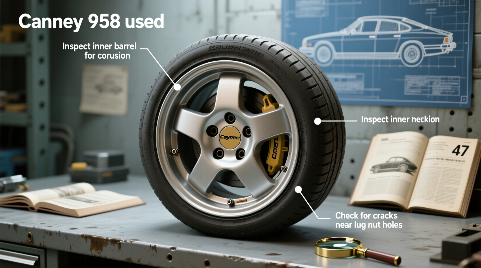 cayenne 958 used wheel checklist