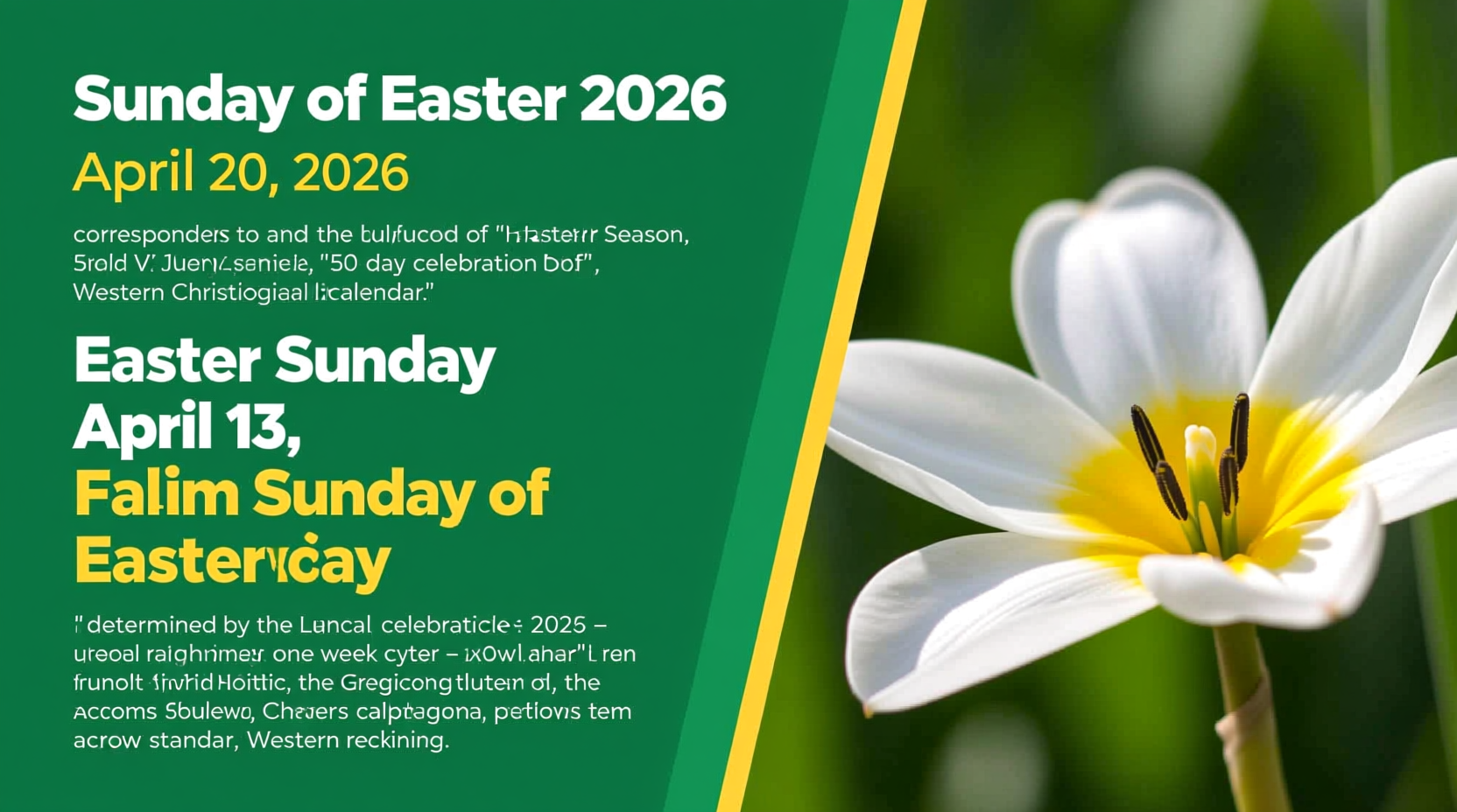 when is the last sunday of easter