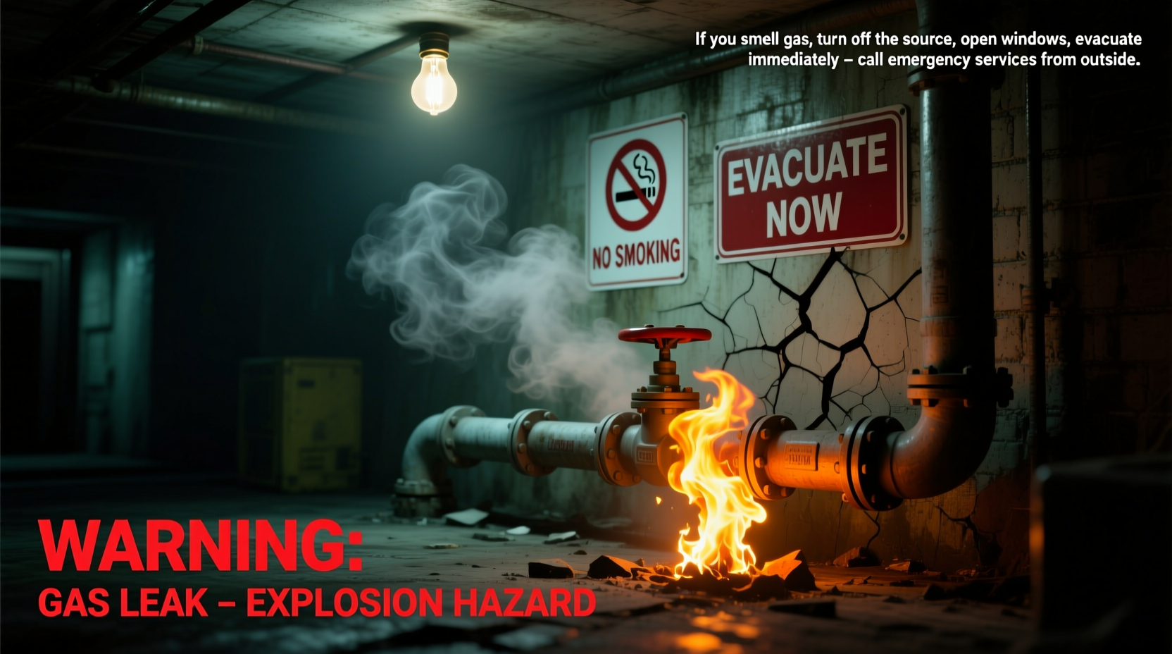 why are gas leaks dangerous risks hazards safety tips