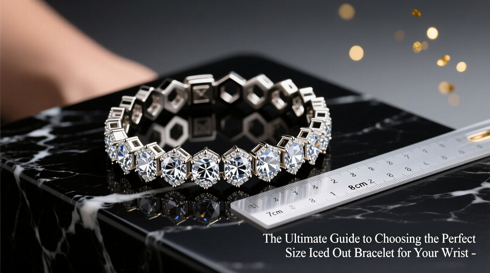 the ultimate guide to choosing the perfect size iced out bracelet for your wrist