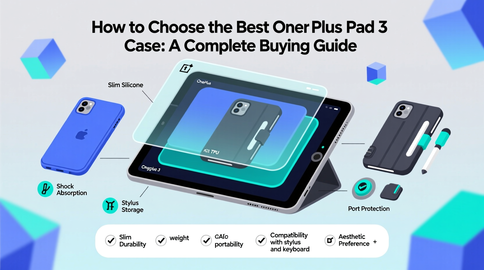 How to Choose the Best OnePlus Pad 3 Case: A Complete Buying Guide
